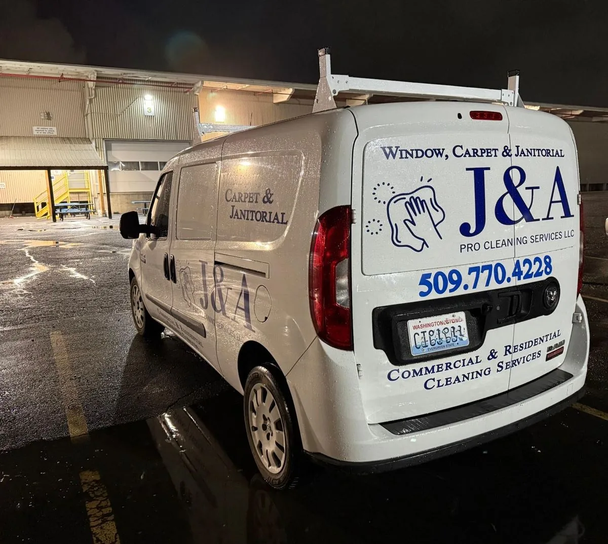 J&A service vehicle in Washington
